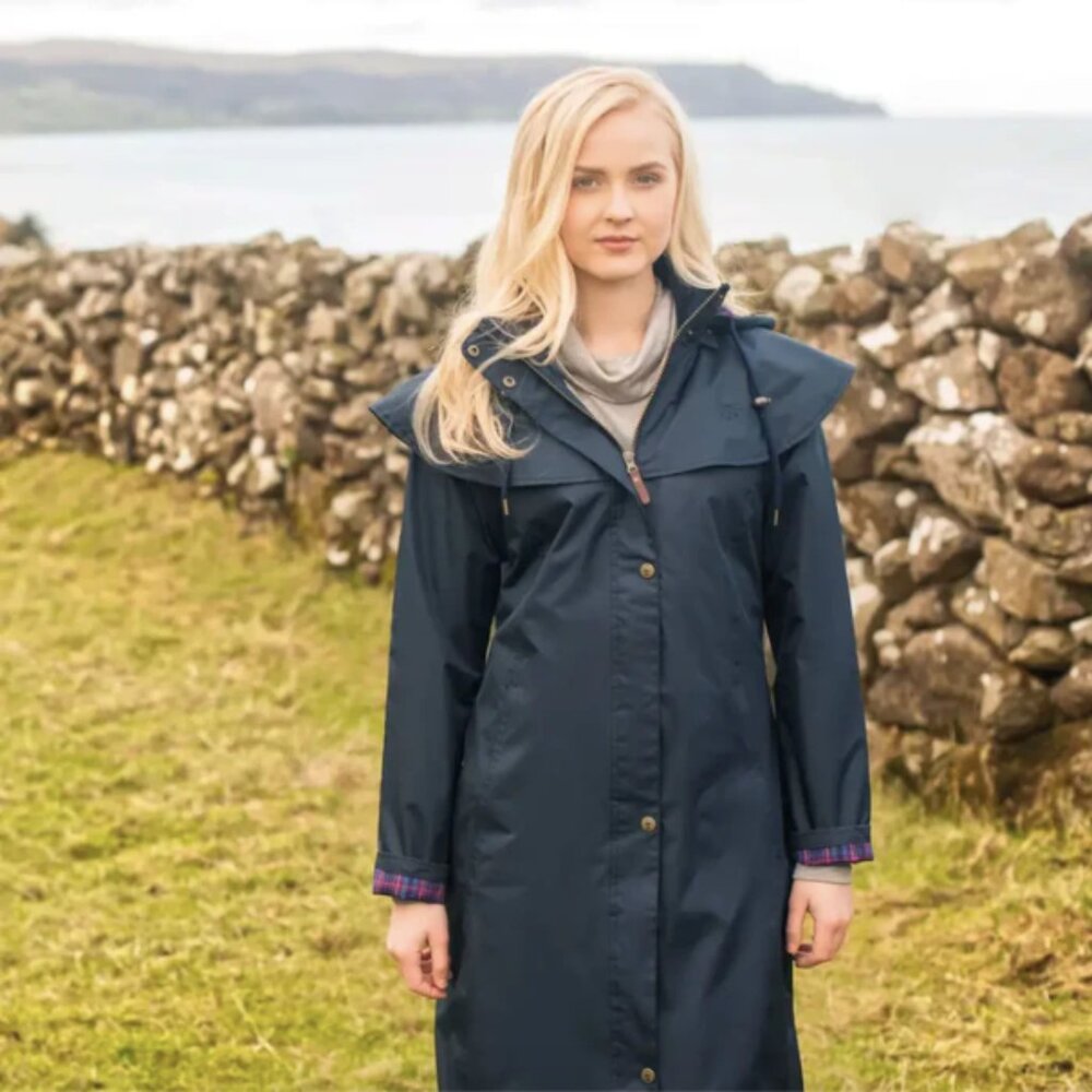 Lighthouse Outback Full-length Women's Waterproof Raincoat Nightshade Blue